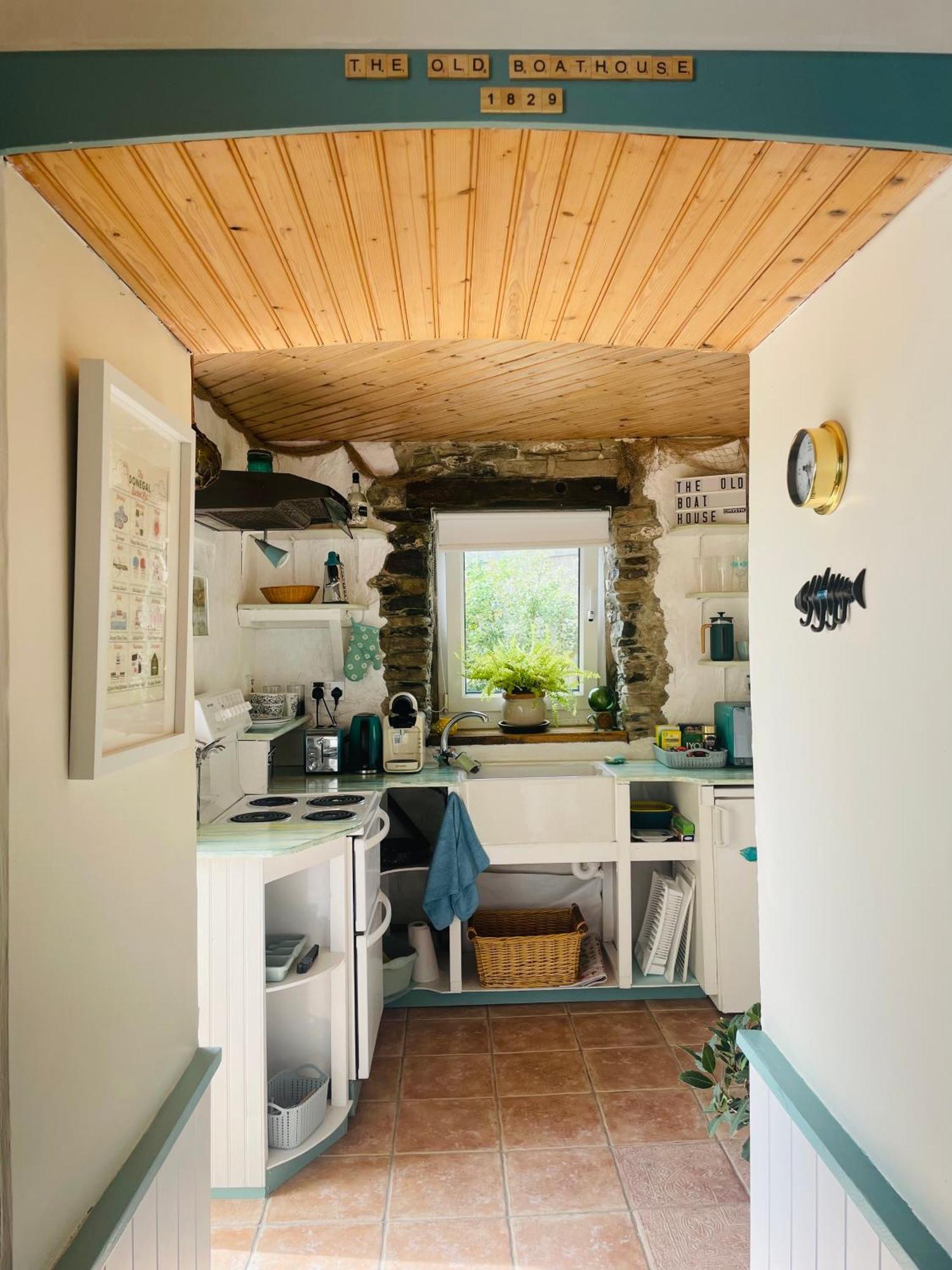 The Old Boathouse At Bunbeg Harbour Apartment Luaran gambar